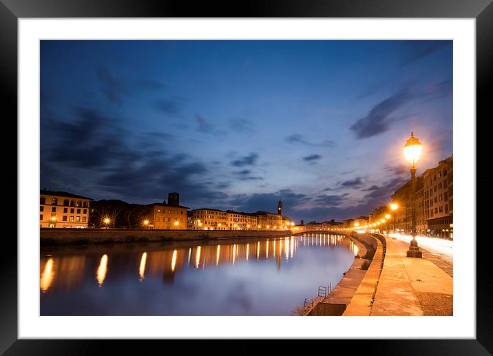  River Arno  Framed Mounted Print by Dave Wragg