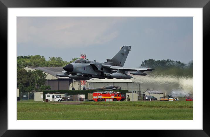  RAF Tornado GR4 gets airborne at RIAT 2012 Framed Mounted Print by Philip Catleugh