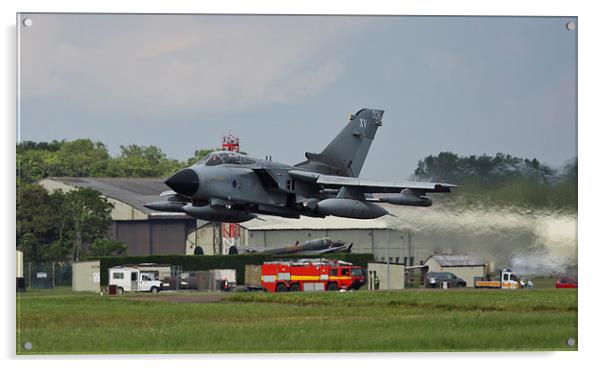  RAF Tornado GR4 gets airborne at RIAT 2012 Acrylic by Philip Catleugh