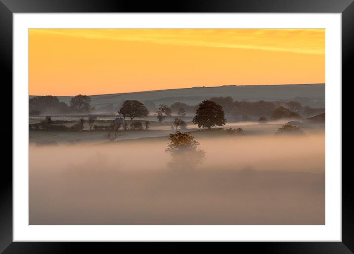  Pre Dawn near Priddy Framed Mounted Print by Bob Small