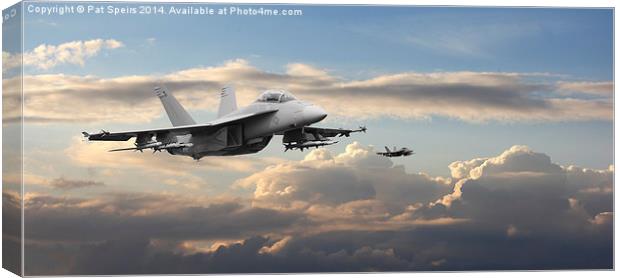  F18- Super Hornet Canvas Print by Pat Speirs