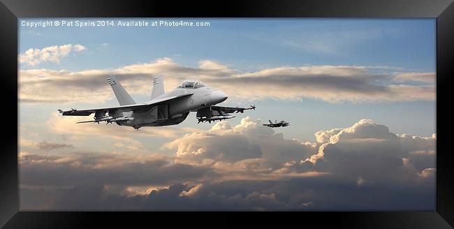  F18- Super Hornet Framed Print by Pat Speirs