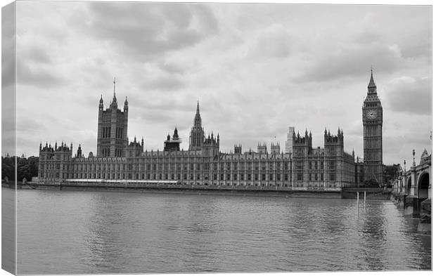 Houses of Parliament Canvas Print by Simon Hackett