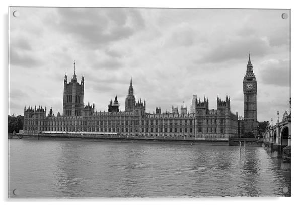 Houses of Parliament Acrylic by Simon Hackett