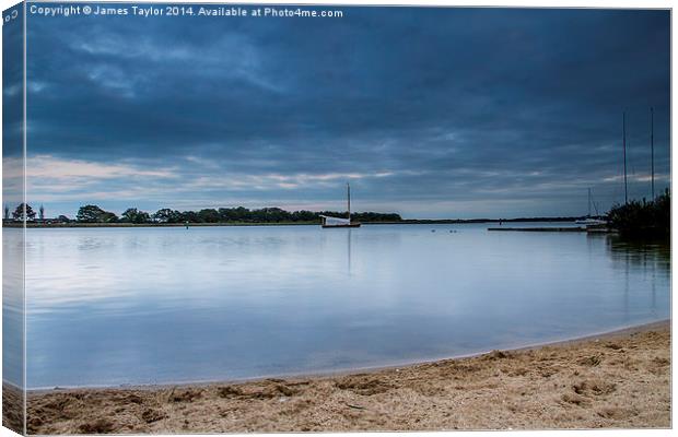  Hickling Broad Canvas Print by James Taylor
