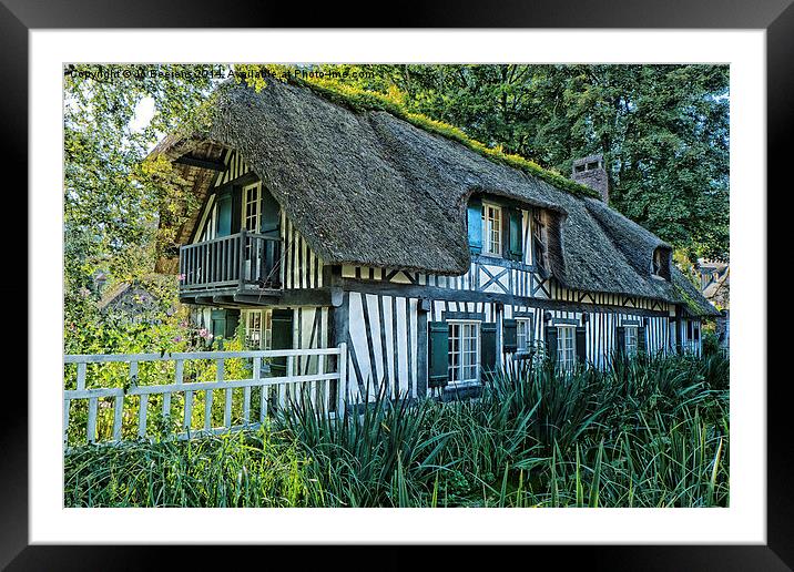 french cottage Framed Mounted Print by Jo Beerens