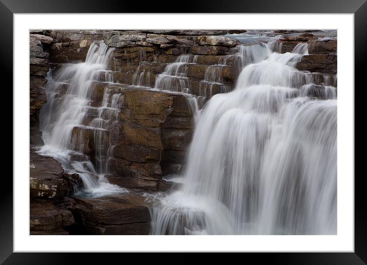 Athabasca Falls Framed Mounted Print by Thomas Schaeffer