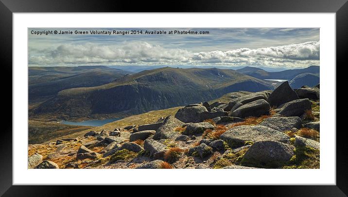  Cairngorm Views Framed Mounted Print by Jamie Green