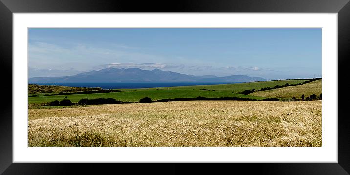  Arran panorama Framed Mounted Print by Sam Smith