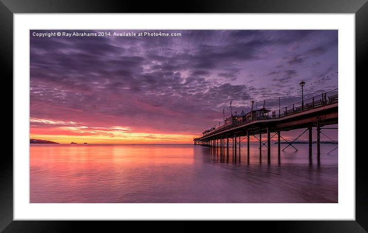  Good Morning Paignton Framed Mounted Print by Ray Abrahams