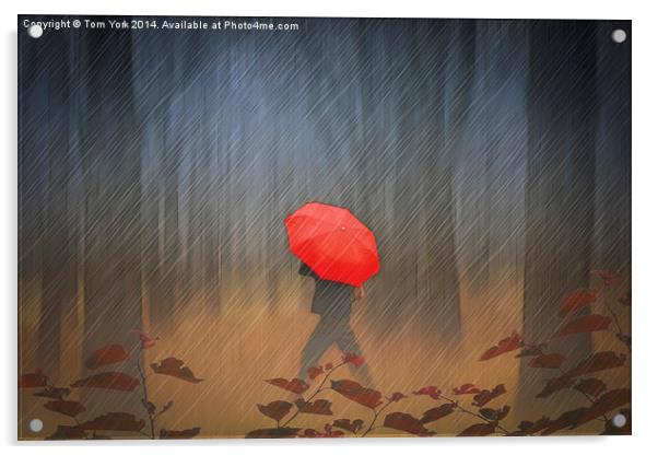 When The Rain Comes Acrylic by Tom York