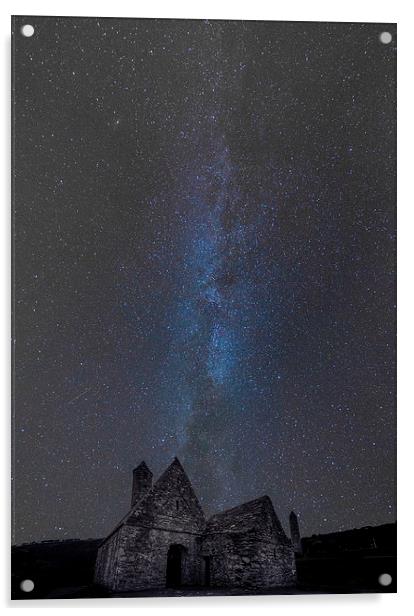 Wicklow monastery in Ireland Acrylic by Gopal Krishnan