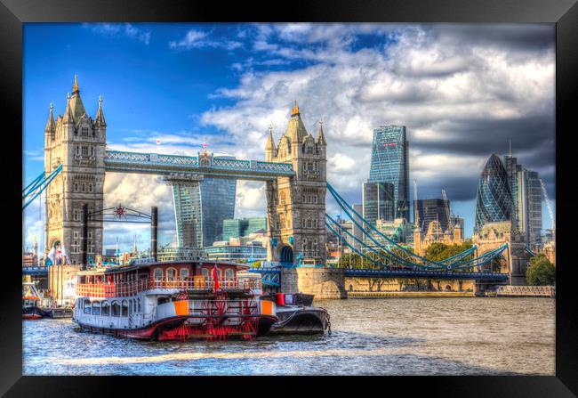 London The City Framed Print by David Pyatt