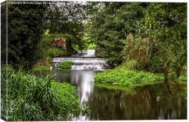  Swanton Morley River Norfolk Canvas Print by Gypsyofthesky Photography