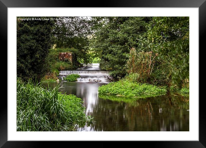  Swanton Morley River Norfolk Framed Mounted Print by Gypsyofthesky Photography