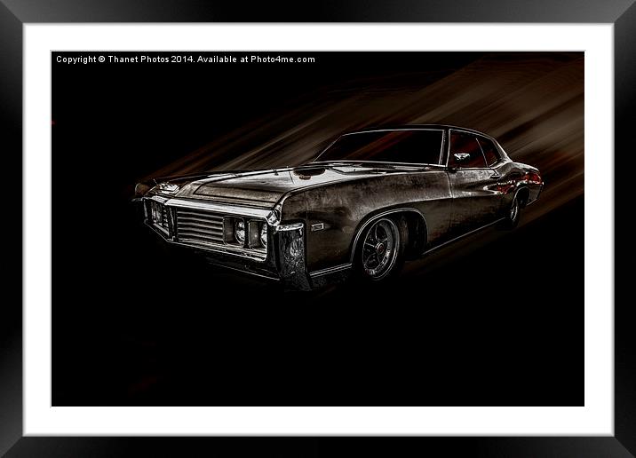  Muscle car Framed Mounted Print by Thanet Photos