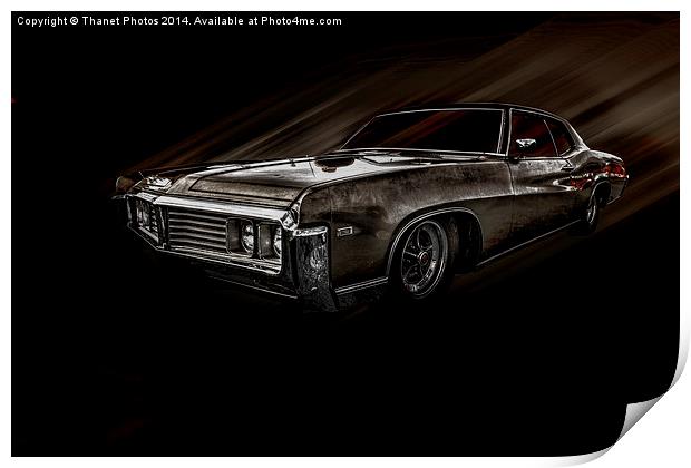  Muscle car Print by Thanet Photos