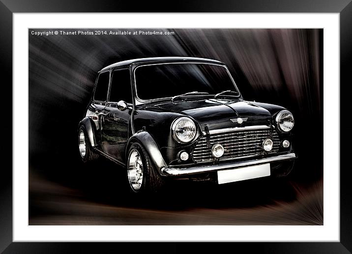  Mini Cooper Framed Mounted Print by Thanet Photos