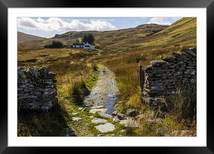 Mosedale Cottage Framed Mounted Print by David Lewins (LRPS)