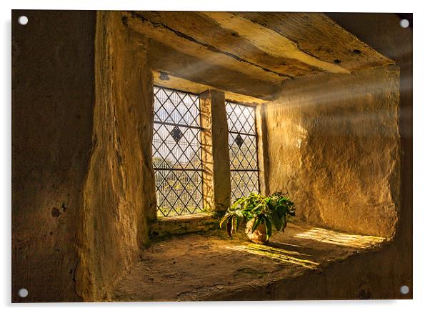  Sunlight Flooding the Chapel Acrylic by Mal Bray