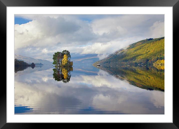 Loch Tay Reflections Framed Mounted Print by Andrew Ray
