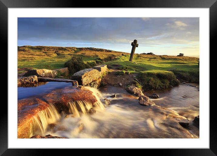 Windy Post (Dartmoor) Framed Mounted Print by Andrew Ray