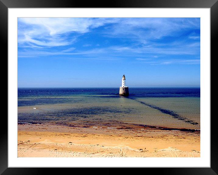  Rattray Head Lighthouse Framed Mounted Print by Jamie Lumley