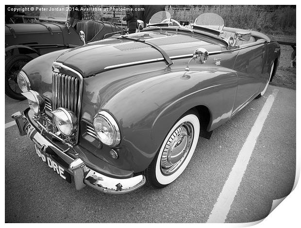  Sunbeam Alpine Car 2 Print by Peter Jordan