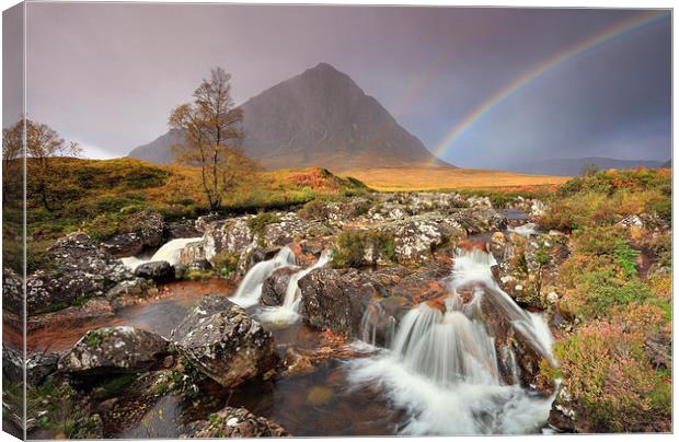 Approaching Storm (Rannoch Moor) Canvas Print by Andrew Ray