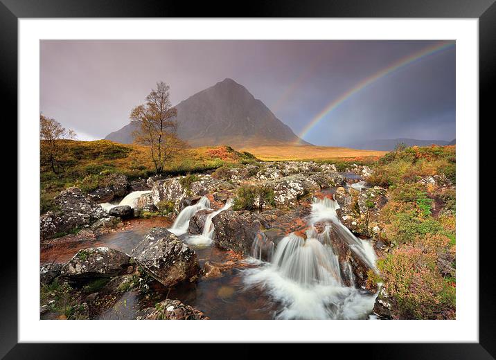 Approaching Storm (Rannoch Moor) Framed Mounted Print by Andrew Ray