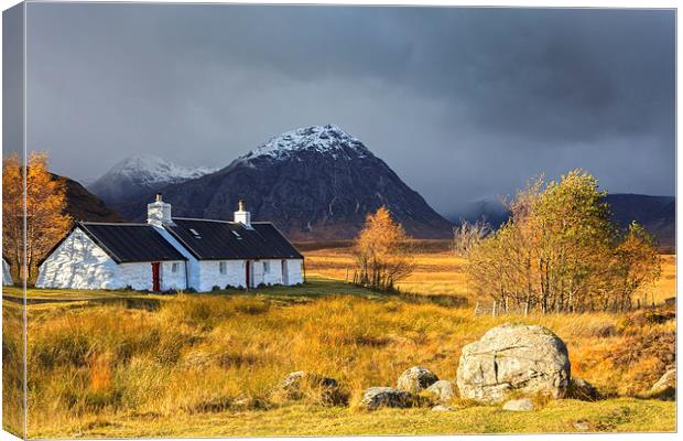 Autumn at Black Rock Cottage Canvas Print by Andrew Ray