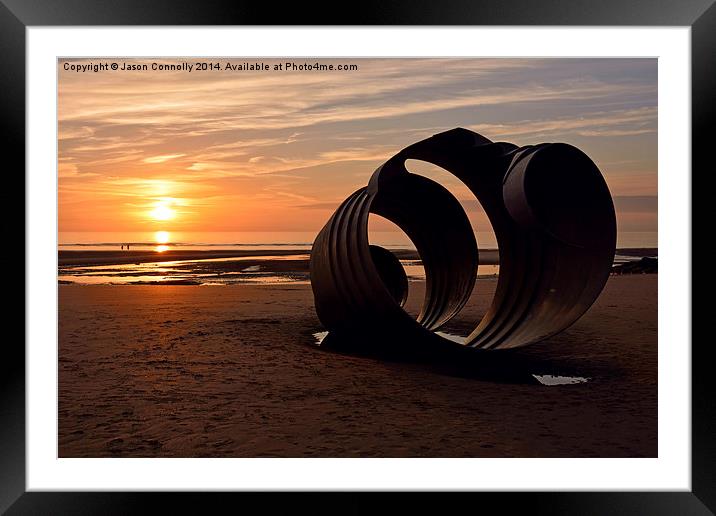  The Sunset Shell Framed Mounted Print by Jason Connolly