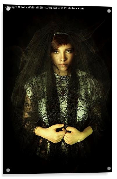  The Dark One Acrylic by Julia Whitnall