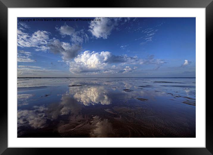  A cloudy view of nothing Framed Mounted Print by Chris Mann
