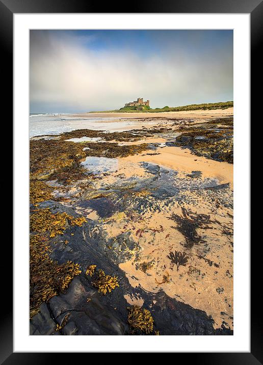 Bamburgh Beach Framed Mounted Print by Andrew Ray