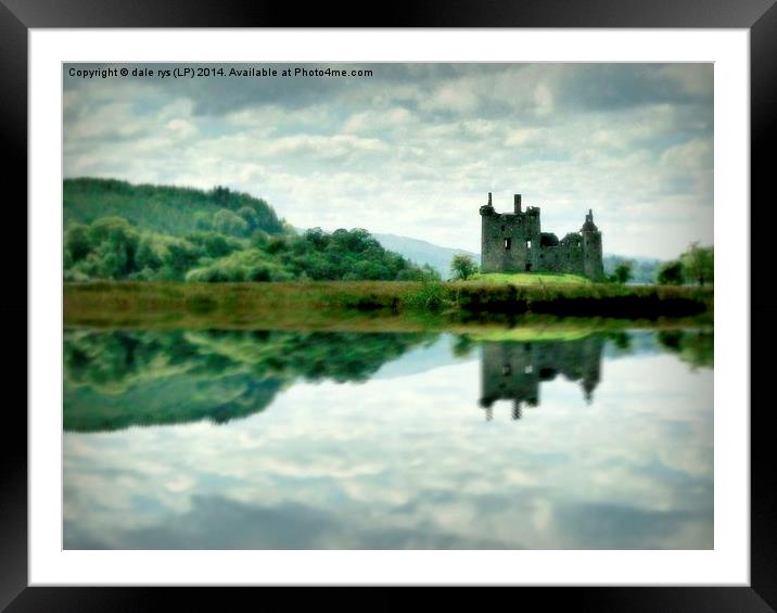  kilchurn castle Framed Mounted Print by dale rys (LP)