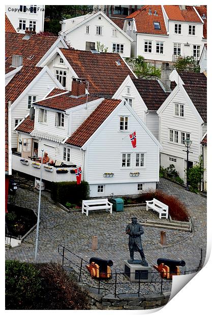  City of Stavanger, Norway, Print by Frank Irwin