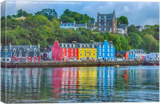  Tobermory Isle of Mull Canvas Print by Chris Thaxter