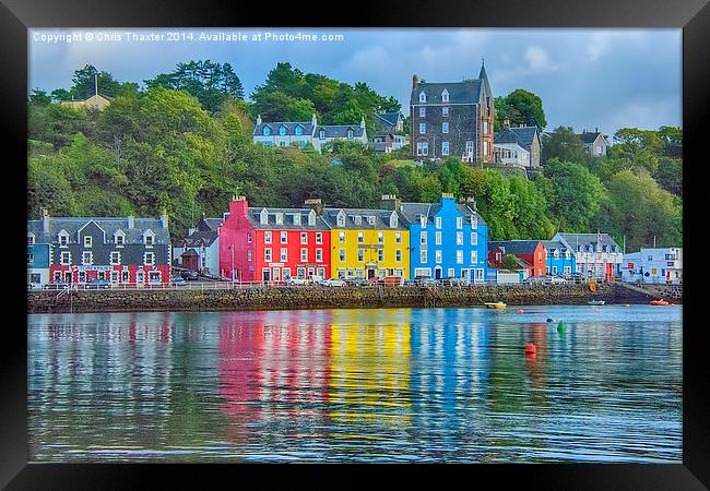  Tobermory Isle of Mull Framed Print by Chris Thaxter