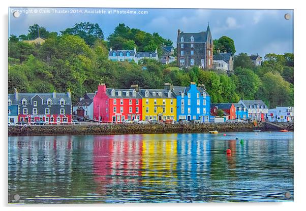  Tobermory Isle of Mull Acrylic by Chris Thaxter