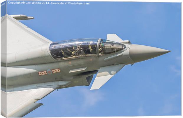  Royal Air Force Typhoon Canvas Print by Lee Wilson