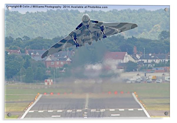   Vulcan To The Skies - Farnborough 2014 1 Acrylic by Colin Williams Photography