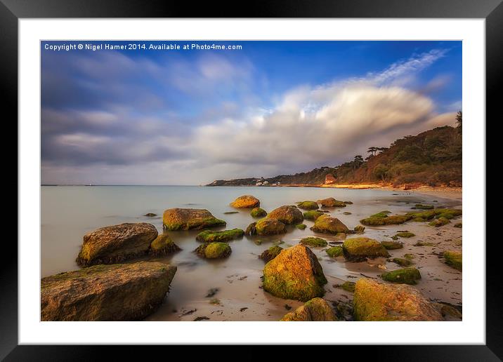 Totland Bay IOW  Framed Mounted Print by Wight Landscapes