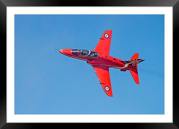 Red Arrows Framed Mounted Print by Roger Green