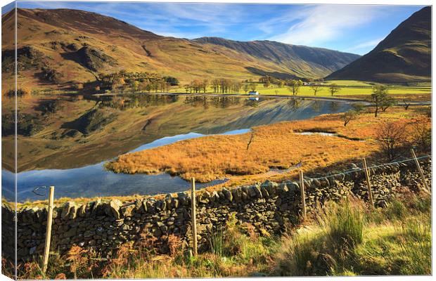 Buttermere View Canvas Print by Andrew Ray