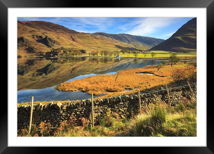 Buttermere View Framed Mounted Print by Andrew Ray