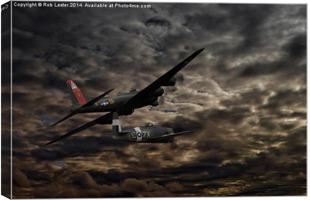  Guardian Angel Canvas Print by Rob Lester