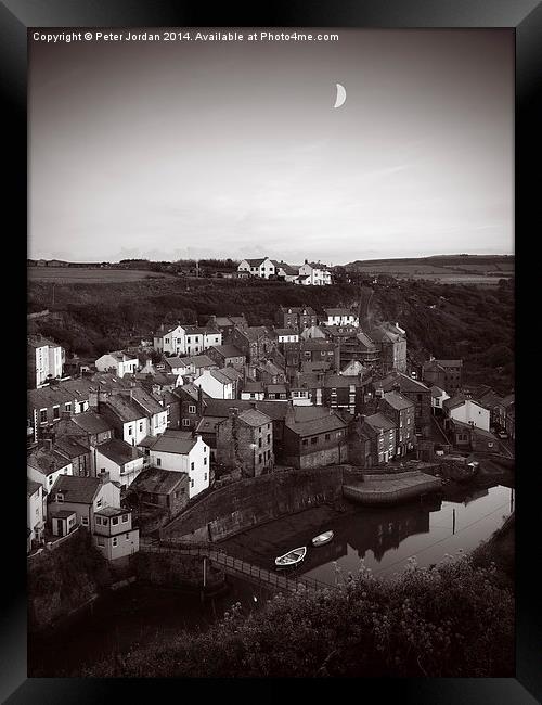  Staithes Village 3 Framed Print by Peter Jordan