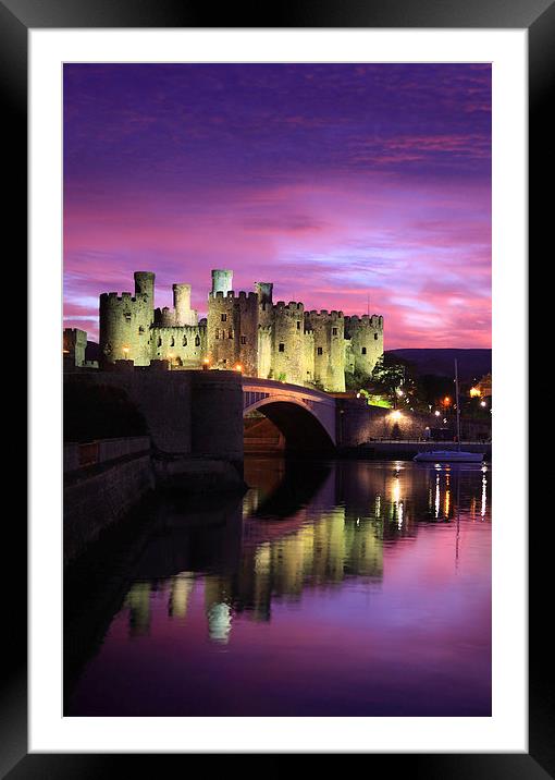 Conwy Castle Framed Mounted Print by Andrew Ray