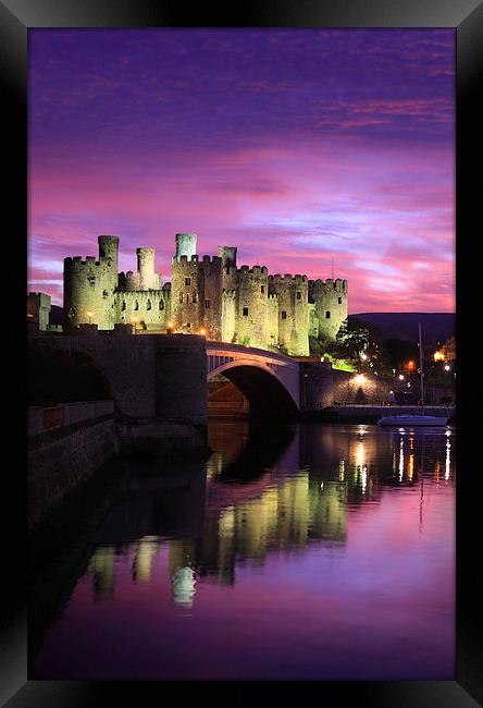 Conwy Castle Framed Print by Andrew Ray